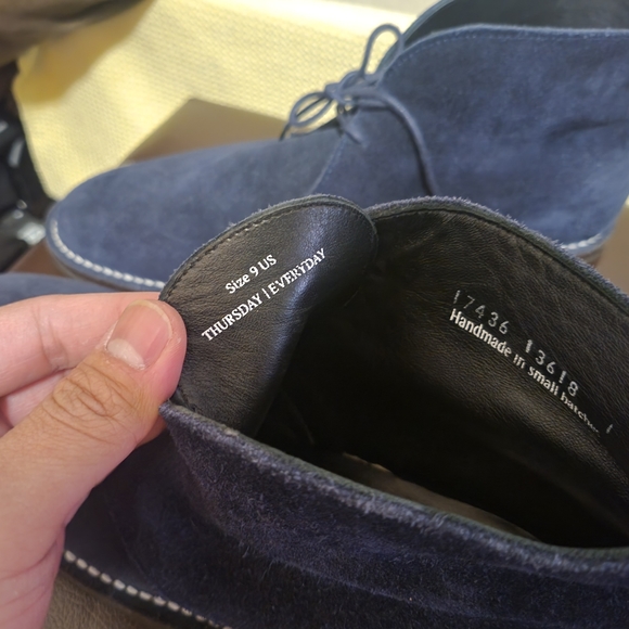 Thursday boot-Scout- Midnight Suede - men Size 9. - Picture 3 of 4